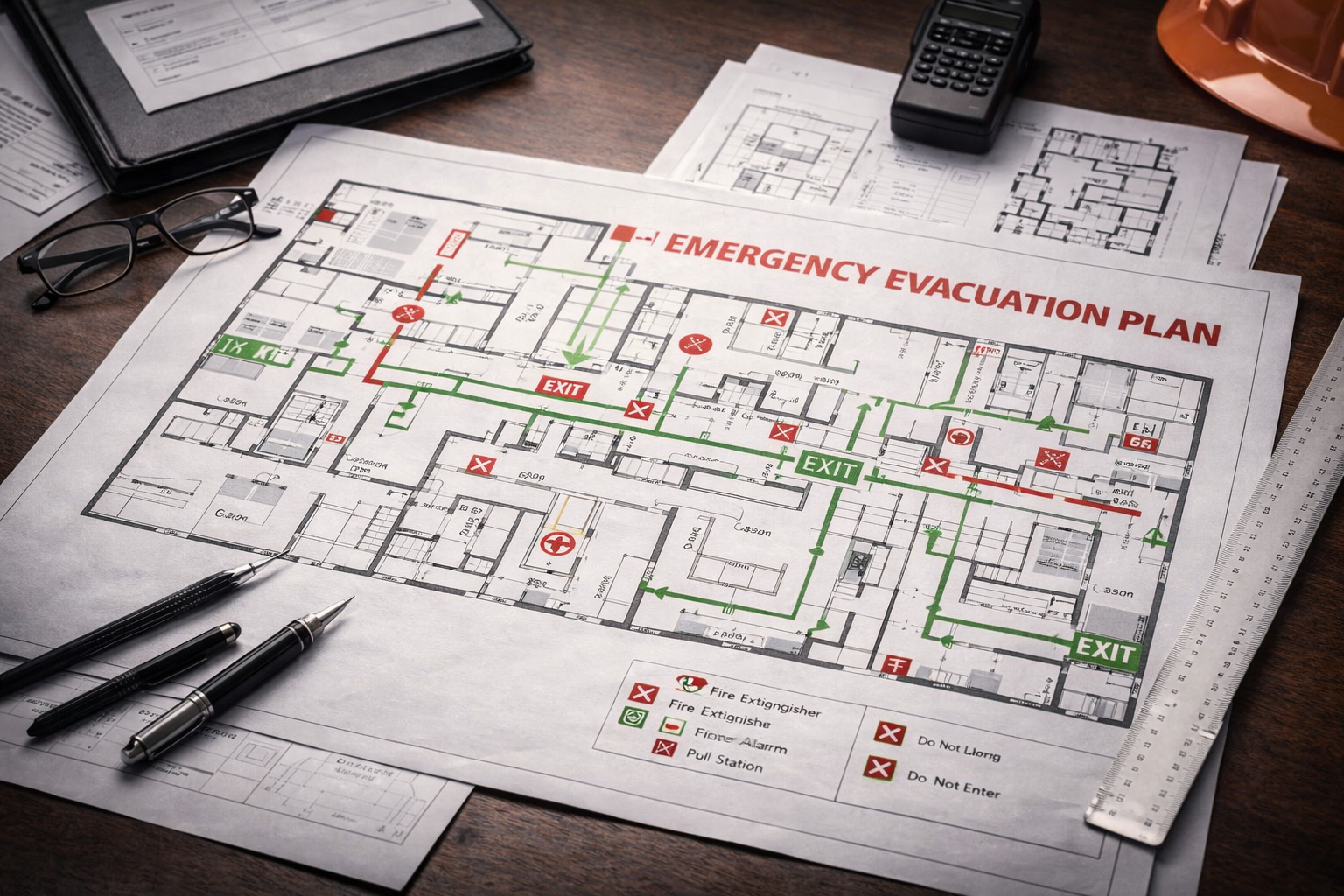 Emergency Plan Consultation and Evacuation Maps