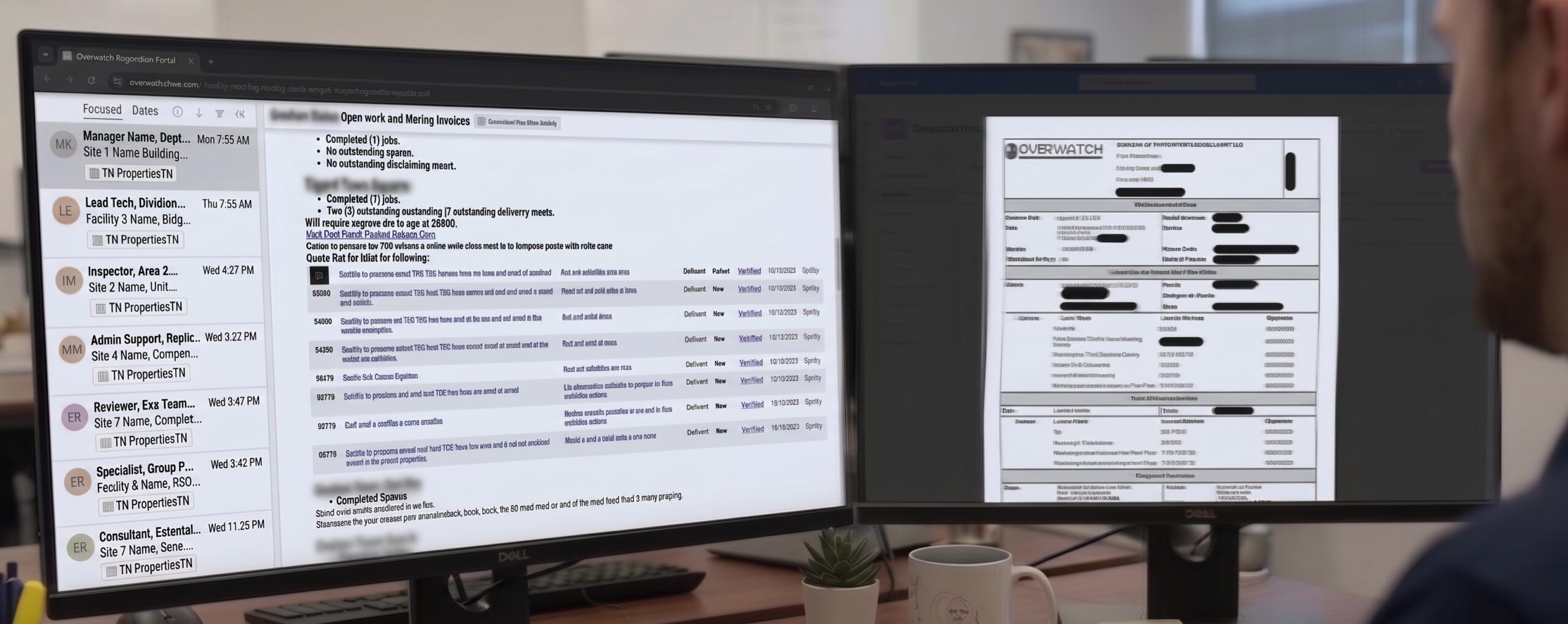 Digital dashboard representing automated portfolio oversight and long-term compliance tracking.